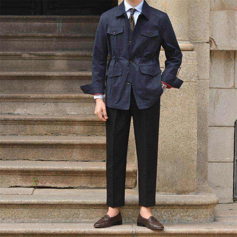 Vintage Lapel Hunting Jacket Jacket For Men - Magellan Fashion Shop