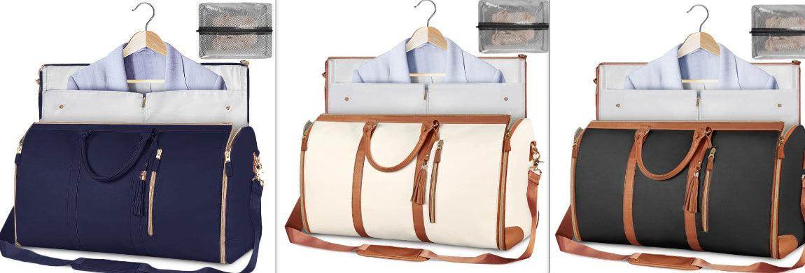 Large Capacity Travel Duffle Bag Women's Handbag Folding Suit Bag Waterproof Clothes Totes - Magellan Fashion Shop