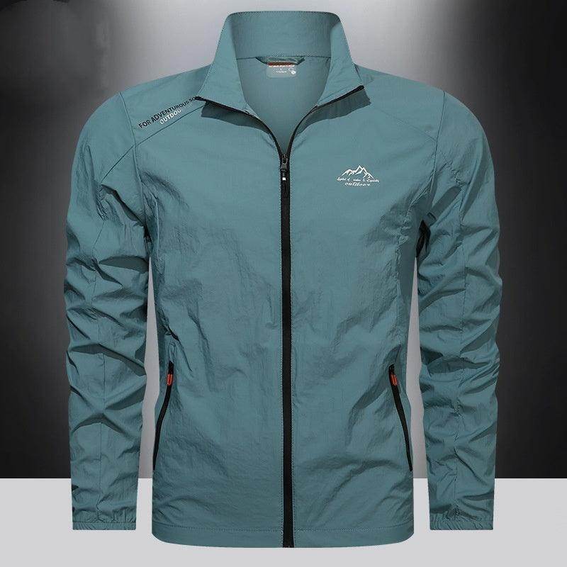 Men's Ultra-thin Stand Collar Sun-protective Clothing Quick-drying Breathable Sports Jacket - Magellan Fashion Shop