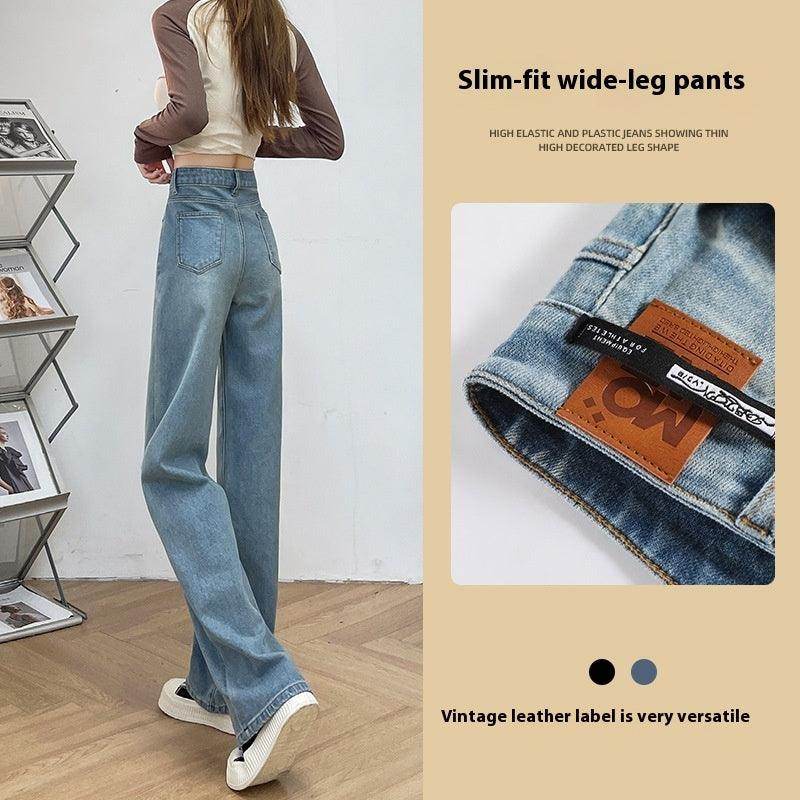 Autumn And Winter Narrow Loose Straight Jeans For Women - Magellan Fashion Shop