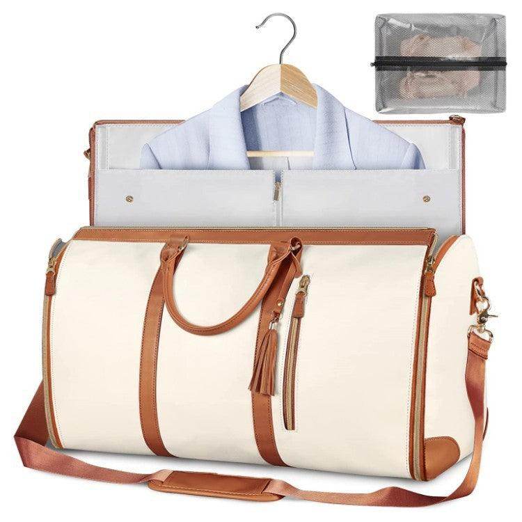 Large Capacity Travel Duffle Bag Women's Handbag Folding Suit Bag Waterproof Clothes Totes - Magellan Fashion Shop