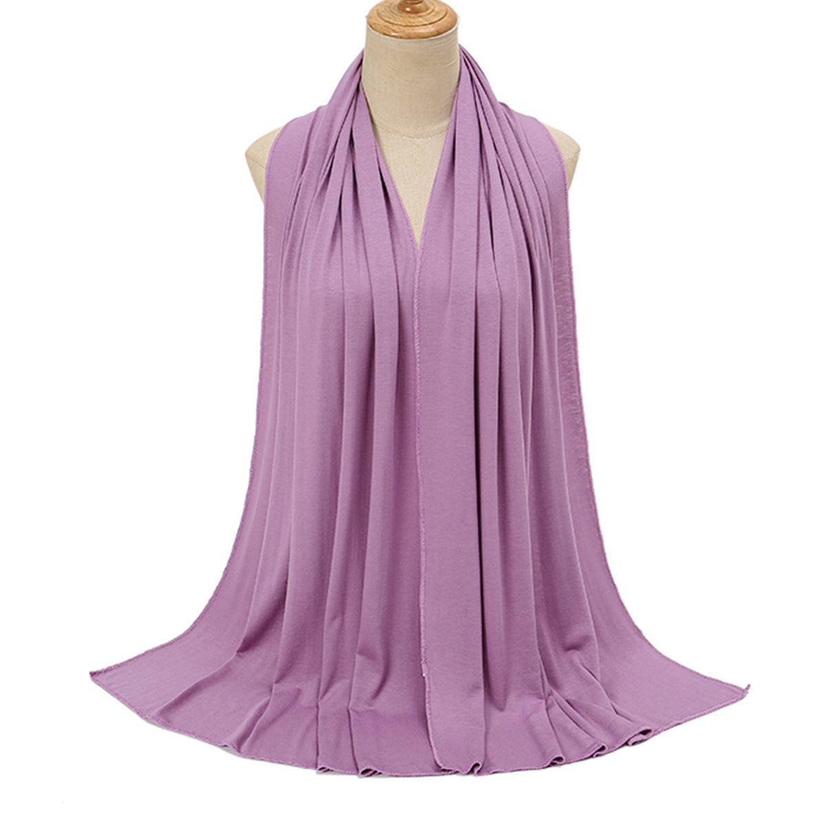 Solid Color Cotton Warm Shawl