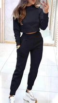 Stand Collar Sports Suit - Magellan Fashion Shop