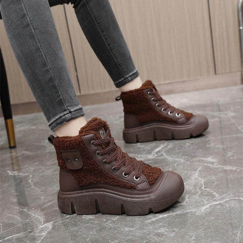 Shoes For Women Winter Warm Cashmere Snow Boots - Magellan Fashion Shop