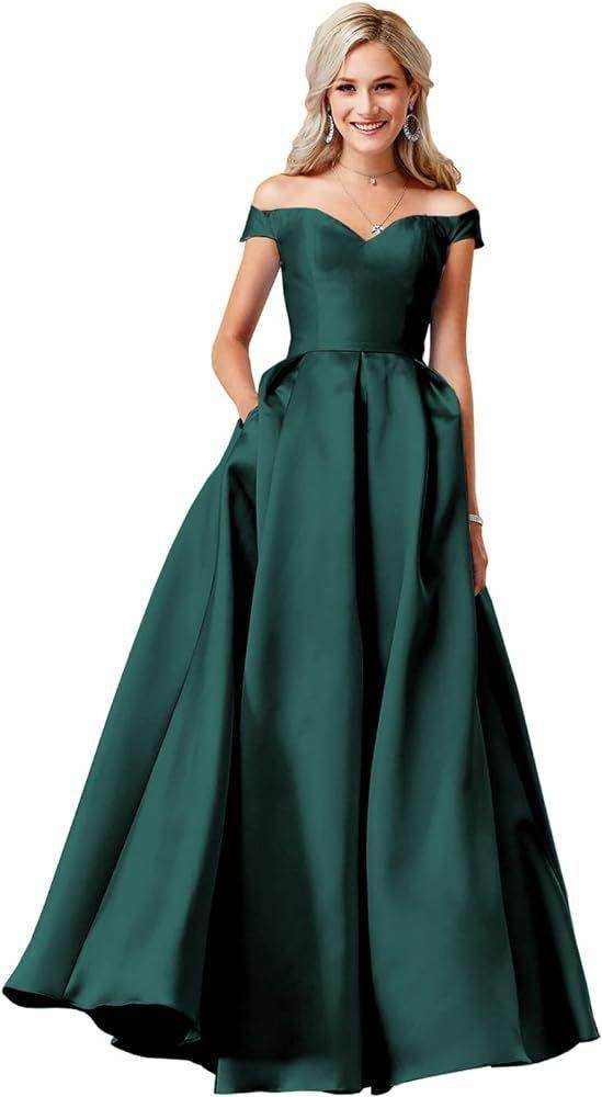 Off-the-shoulder Ball Gown Long - Magellan Fashion Shop