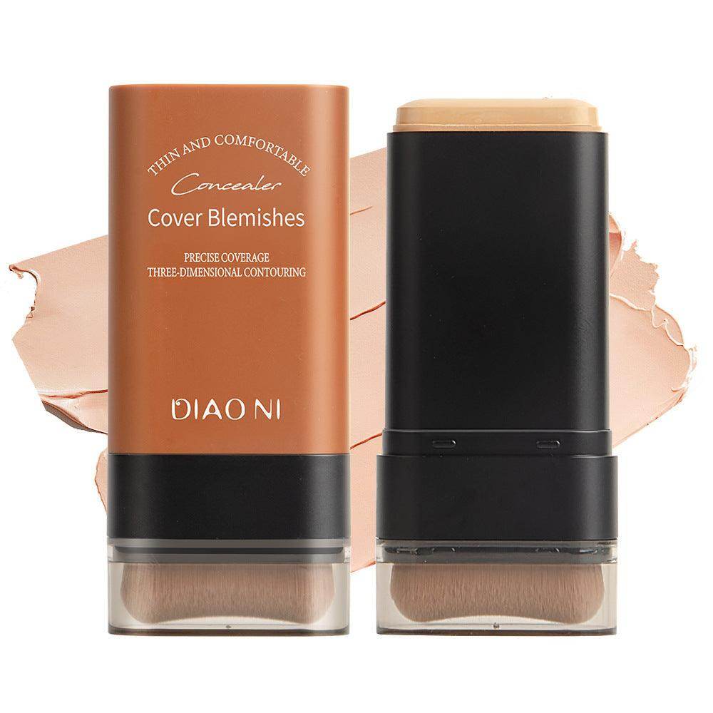 5 Colors With Brush 20g Moisturizing Light Transparent Concealing Foundation - Magellan Fashion Shop