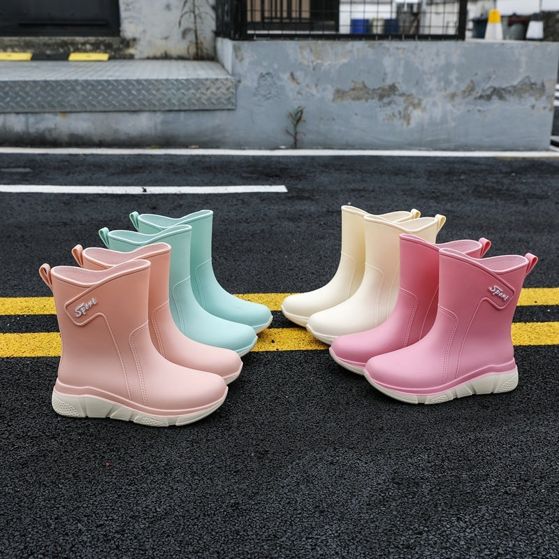 Rain Boots Ladies Kitchen Anti-slip