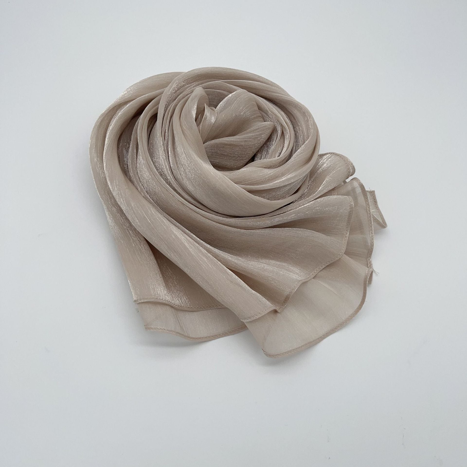 Shiny Satin Scarf Malay Scarf