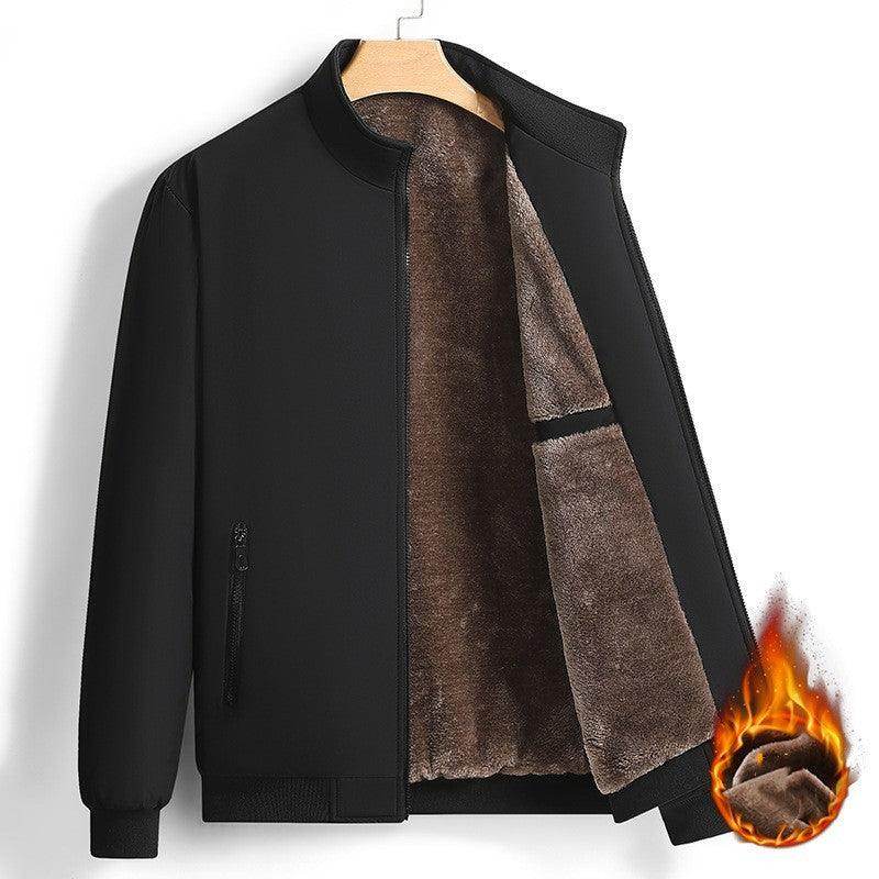 Jacket Winter Fleece-lined Thickened Men's Clothing - Magellan Fashion Shop
