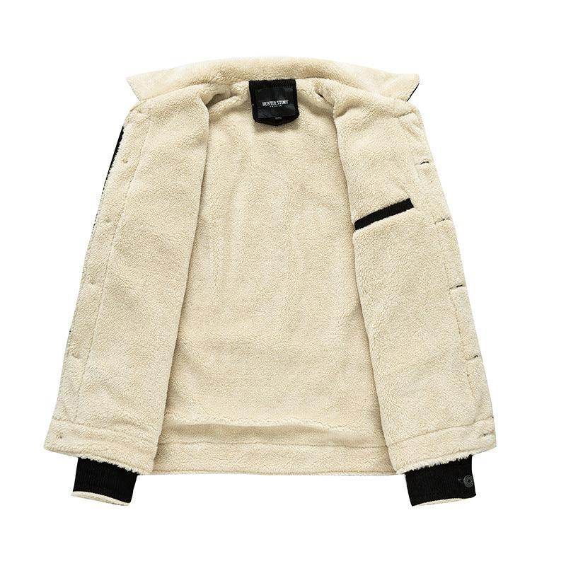 Men's Plus Fleece Jacket Warm Casual Jacket - Magellan Fashion Shop