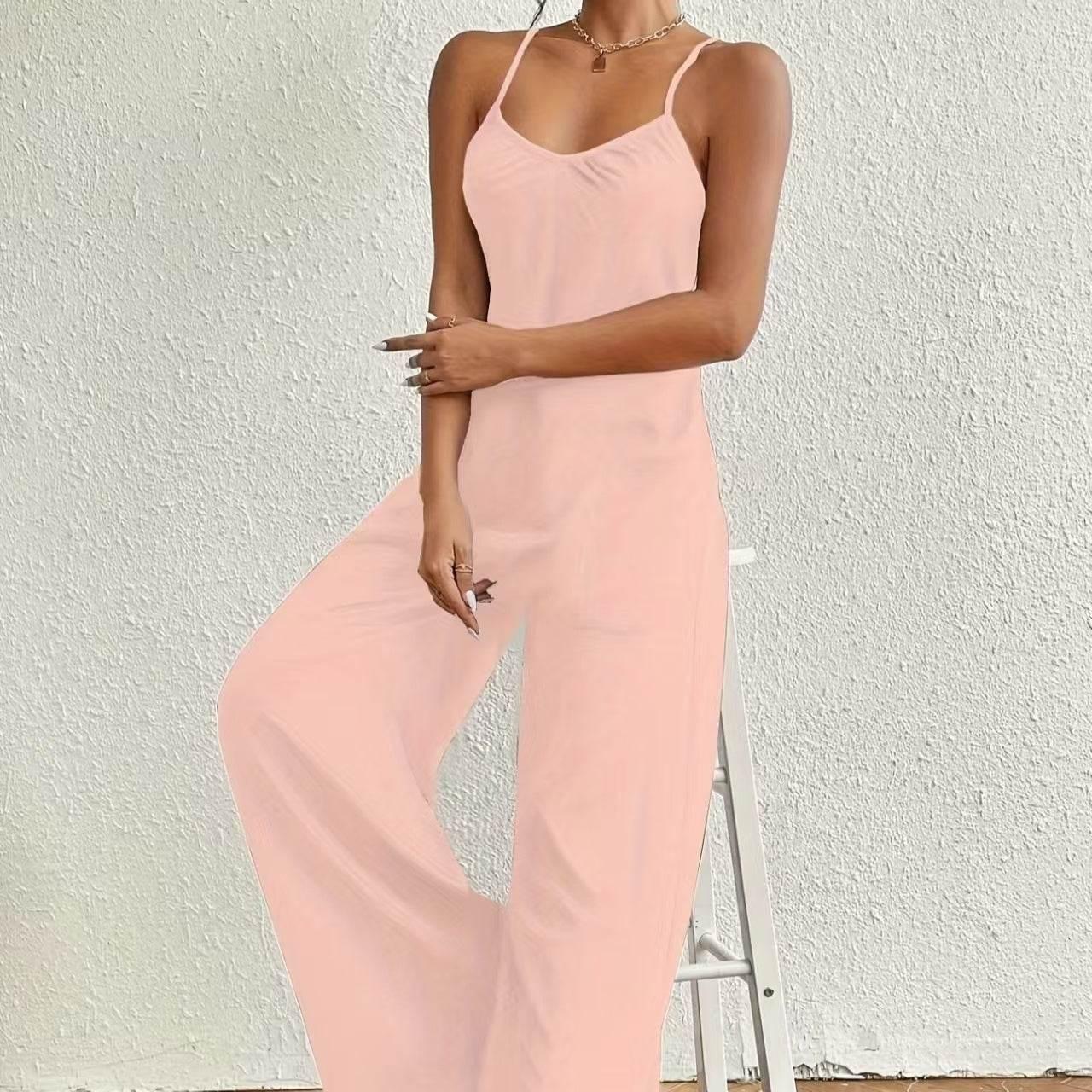 Ladies' Solid Color Jumpsuit - Magellan Fashion Shop