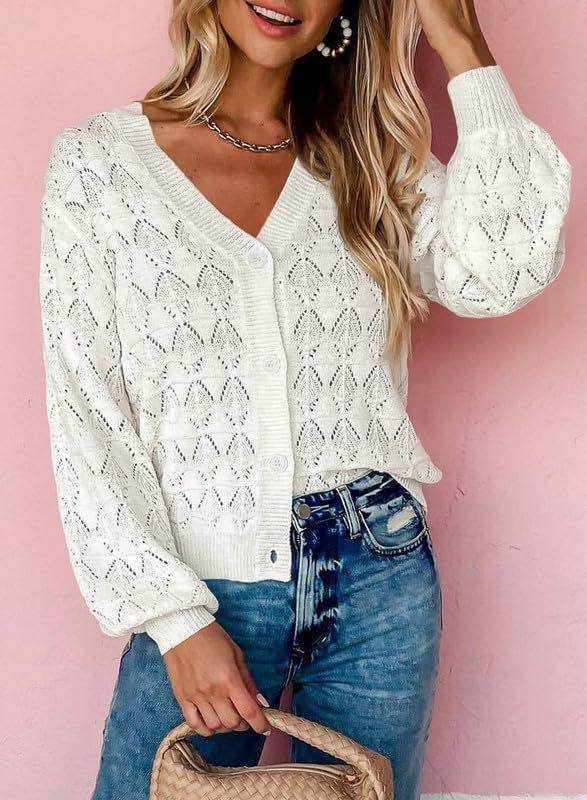 Fashion Short Cardigan Knitted Sweaters Women Autumn And Winter - Magellan Fashion Shop