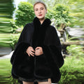 Loose Knitted Cloak Plus Size Easy Matching Coat Women