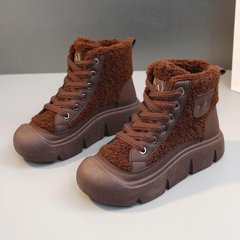 Shoes For Women Winter Warm Cashmere Snow Boots - Magellan Fashion Shop