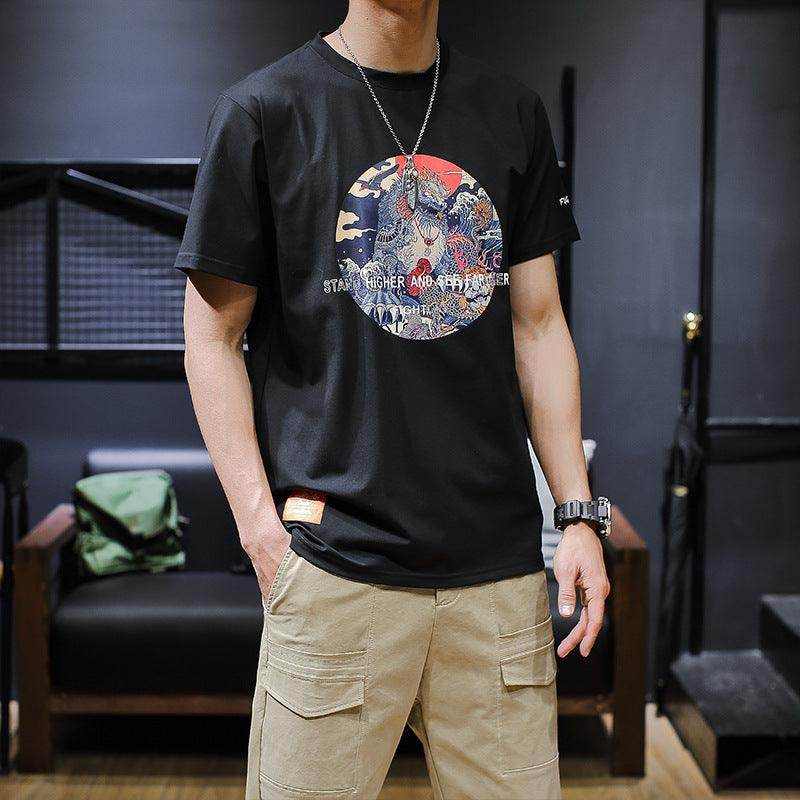 Large size T-shirt print T-shirt - Magellan Fashion Shop