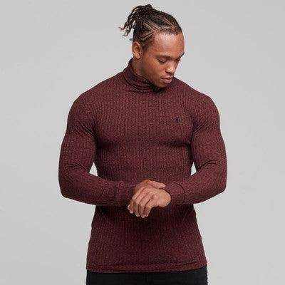 Men's Doctor Muscle Spring fitness long sleeve sports top in various colors for training and running
