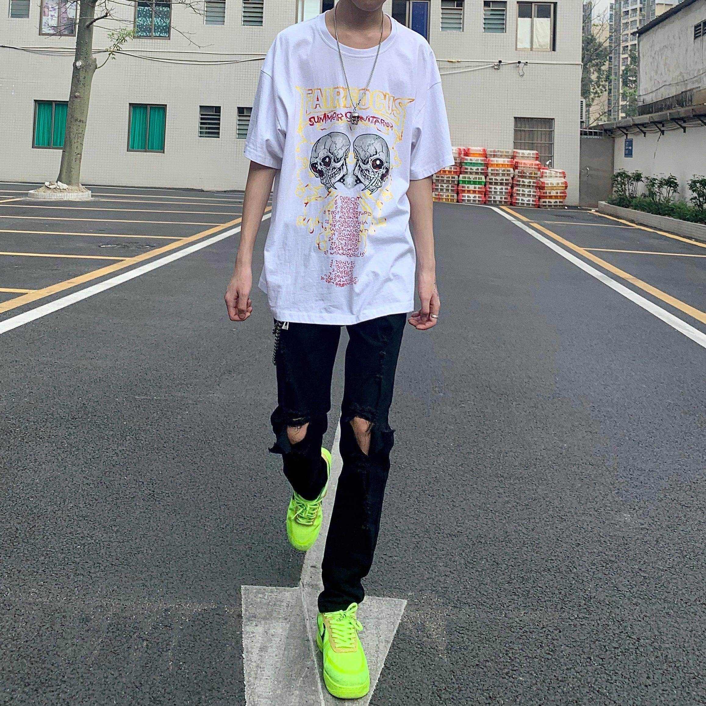 Printed rock t-shirt - Magellan Fashion Shop