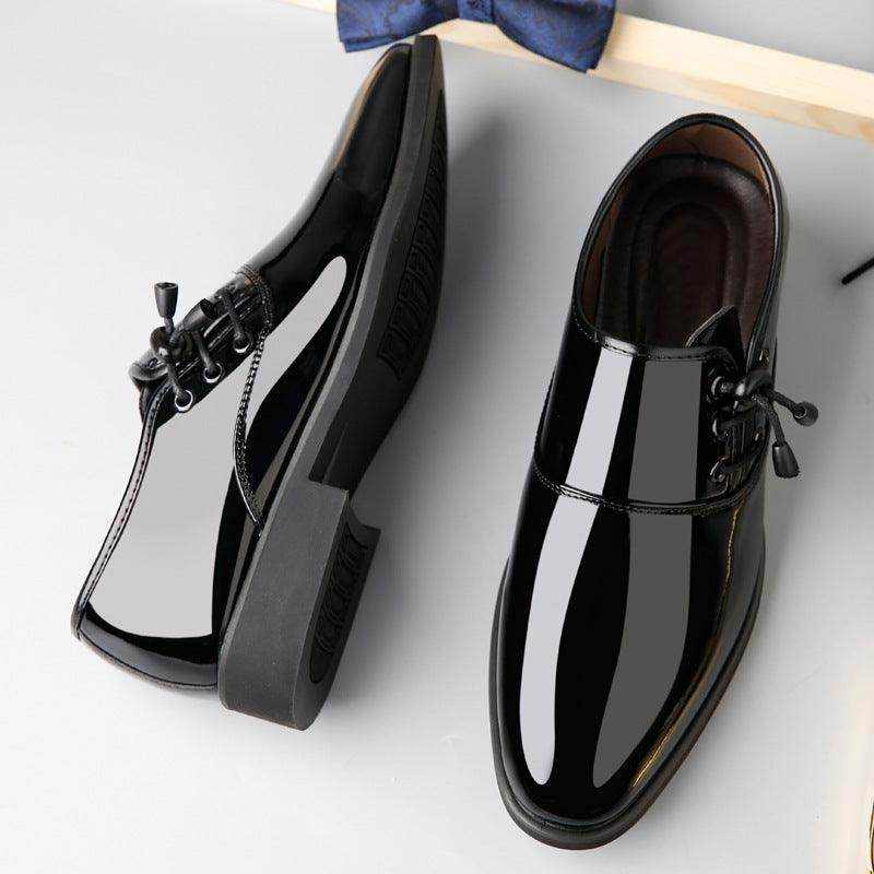 Lace-Up Leather Shoes Men Business Casual Shoes Men - Magellan Fashion Shop