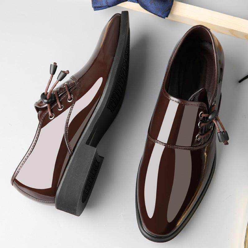 Lace-Up Leather Shoes Men Business Casual Shoes Men - Magellan Fashion Shop