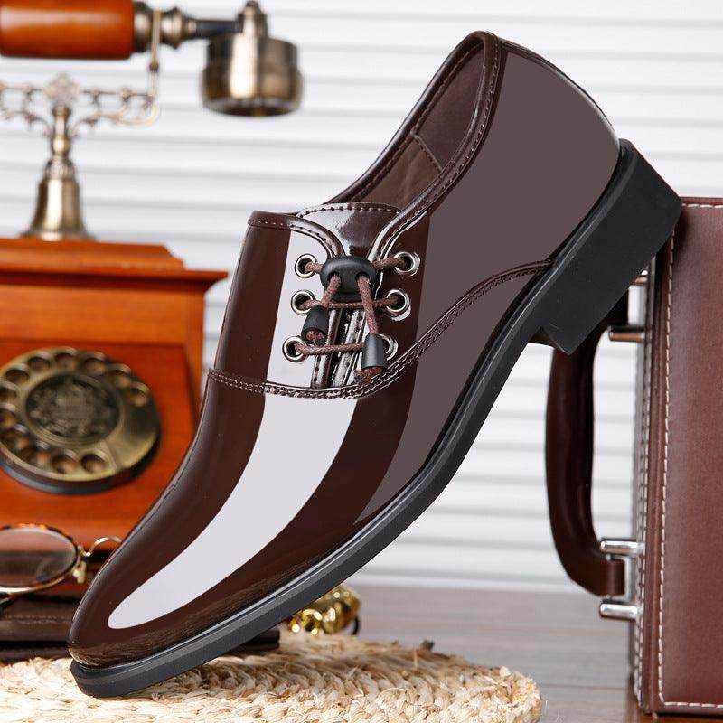 Lace-Up Leather Shoes Men Business Casual Shoes Men - Magellan Fashion Shop