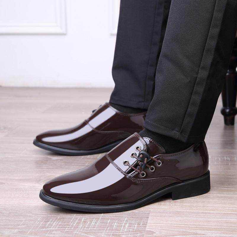 Lace-Up Leather Shoes Men Business Casual Shoes Men - Magellan Fashion Shop