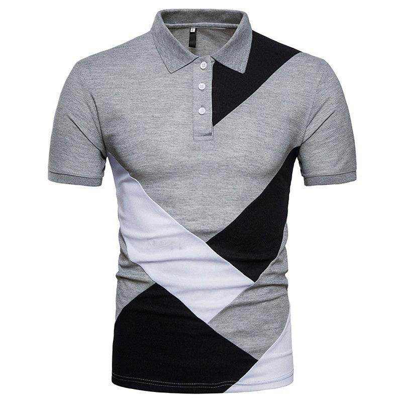 Men Polo Shirt Casual Cotton T Shirts Men's Casual Short Sleeve Pol - Magellan Fashion Shop