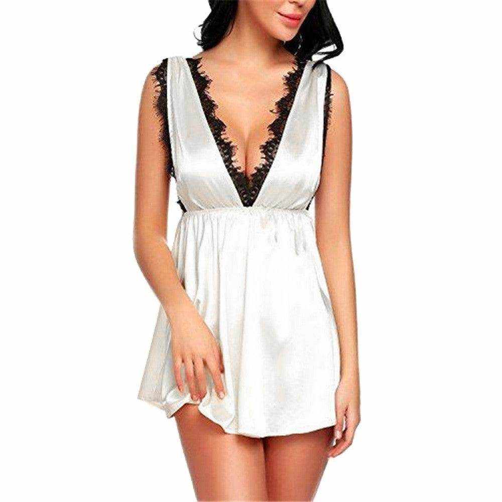 Women Sexy Bra Nightdress Nightwear Lingerie Nightwear Nightdress - Magellan Fashion Shop