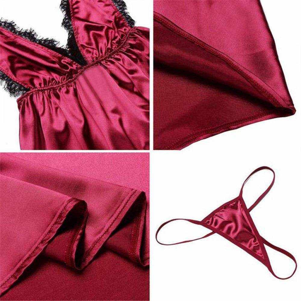 Women Sexy Bra Nightdress Nightwear Lingerie Nightwear Nightdress - Magellan Fashion Shop