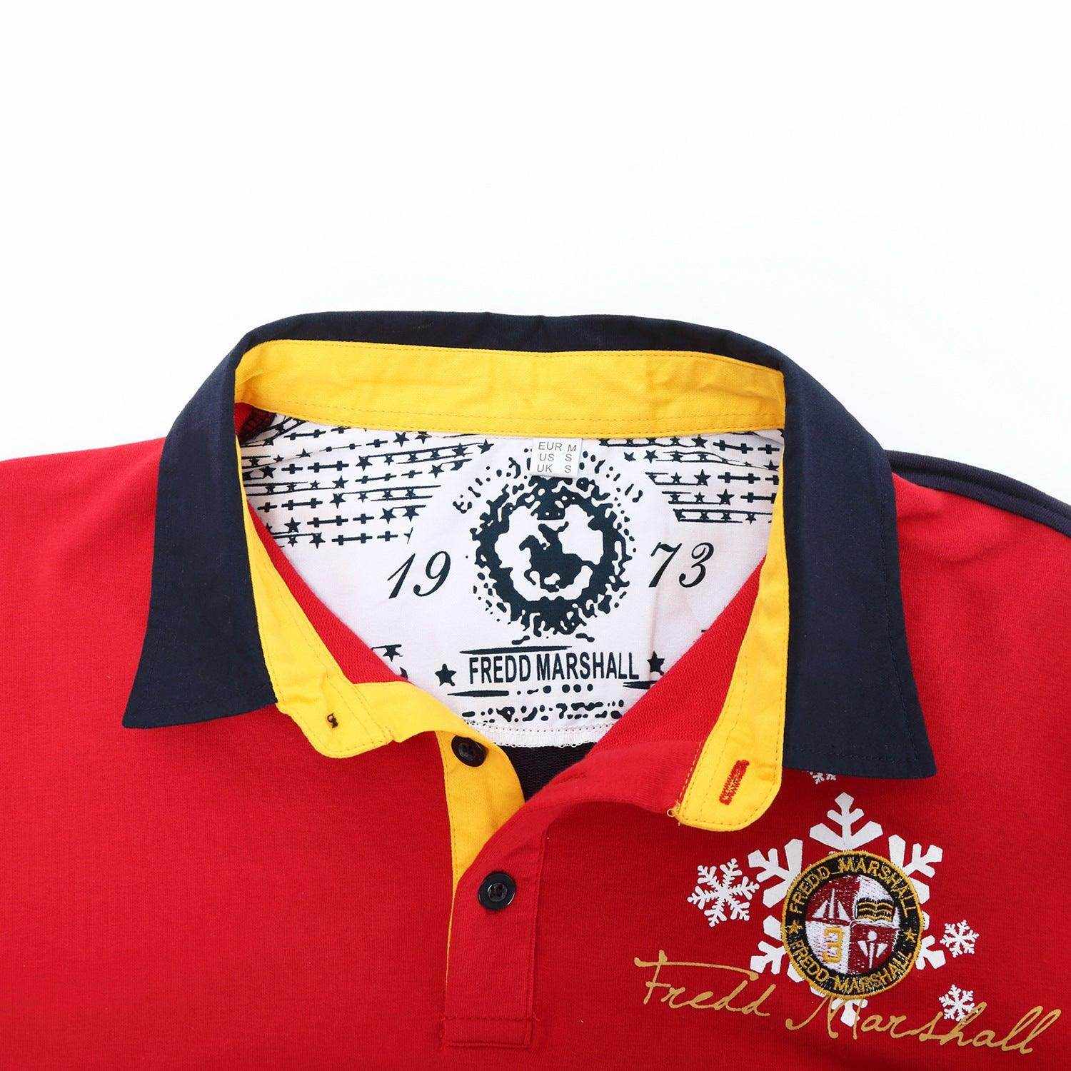 European And American Men's Long-Sleeved POLOS Men's Lapel Shirt - Magellan Fashion Shop