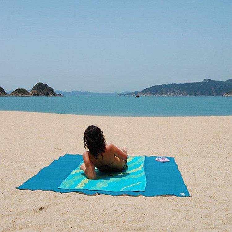 Beach mat leaking sand for parent-child travel and picnics