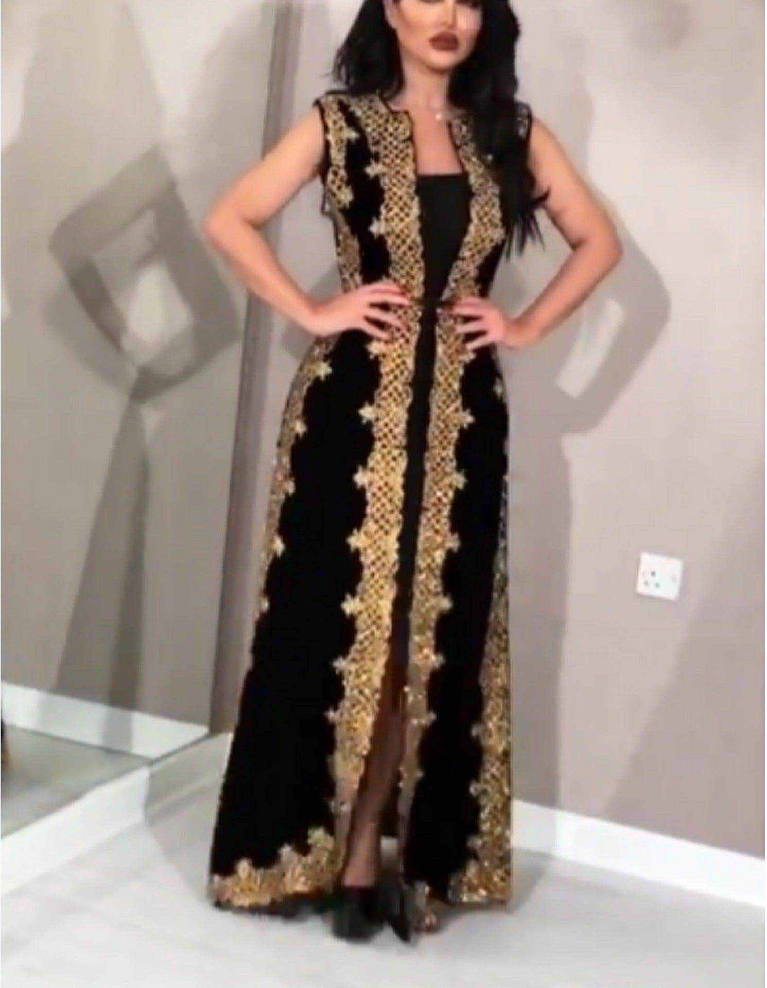 Two-Piece Sexy Bronzing Shawl Ball Gown - Magellan Fashion Shop