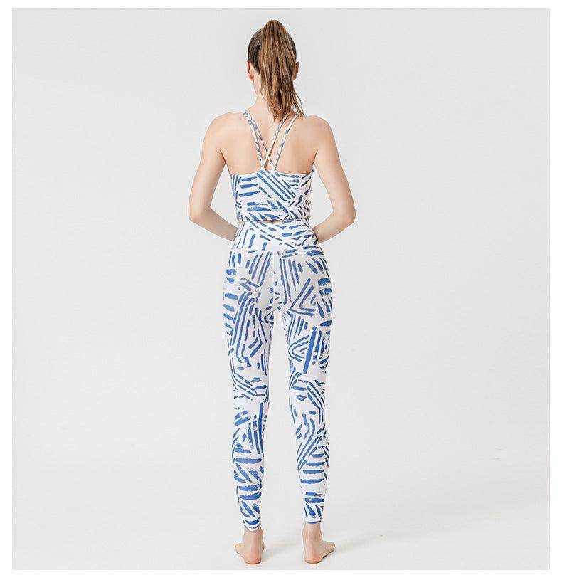 Yoga Clothing Women Suit European And American Printed Leggings Fitness - Magellan Fashion Shop