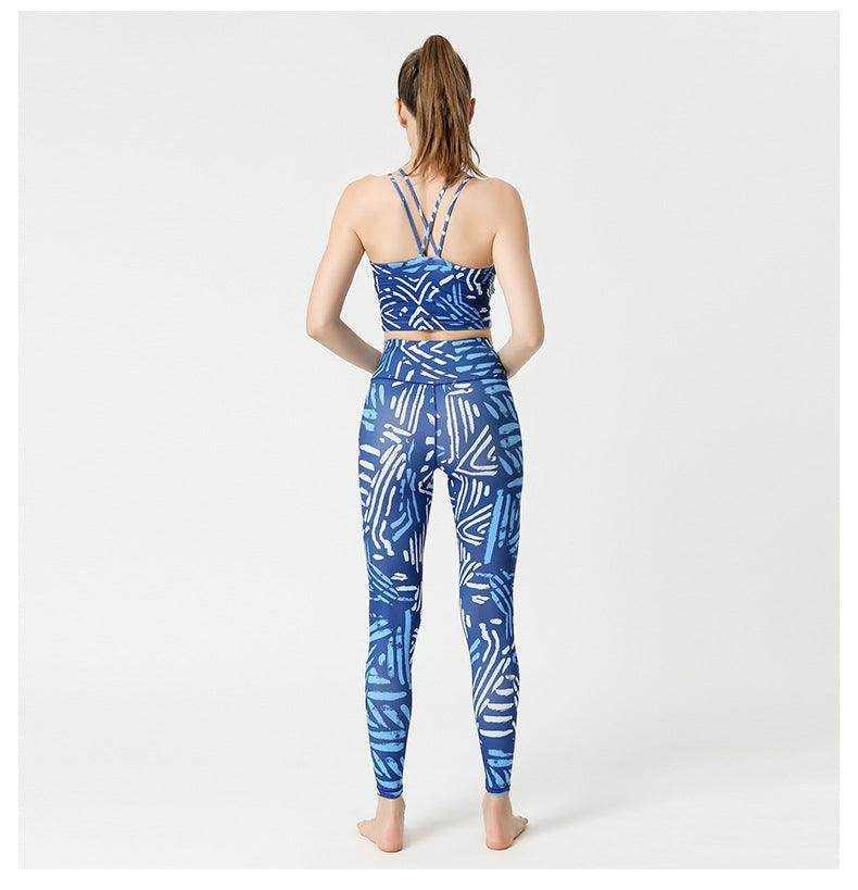 Yoga Clothing Women Suit European And American Printed Leggings Fitness - Magellan Fashion Shop