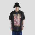 National Tide Crowngrade Sand Washing And Old Heavy Short-Sleeved - Magellan Fashion Shop