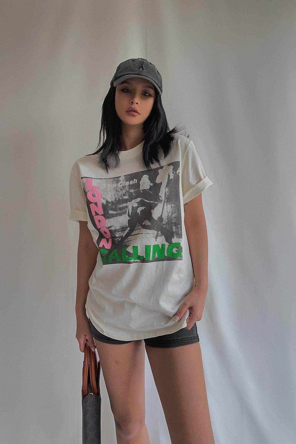 Washed Cotton Loose T-shirt Punk Rock Top - Magellan Fashion Shop