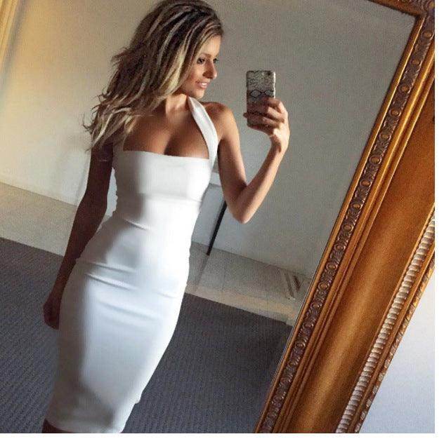 Halter sexy dress female - Magellan Fashion Shop