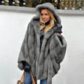 Women's hooded mink velvet coat - Magellan Fashion Shop