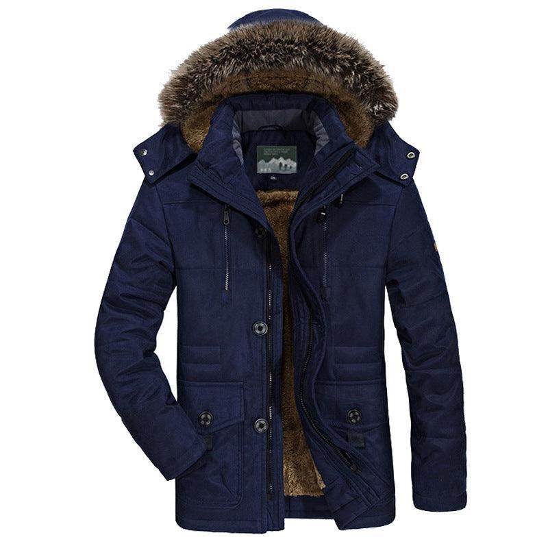 Mid-length plus velvet padded cotton - Magellan Fashion Shop