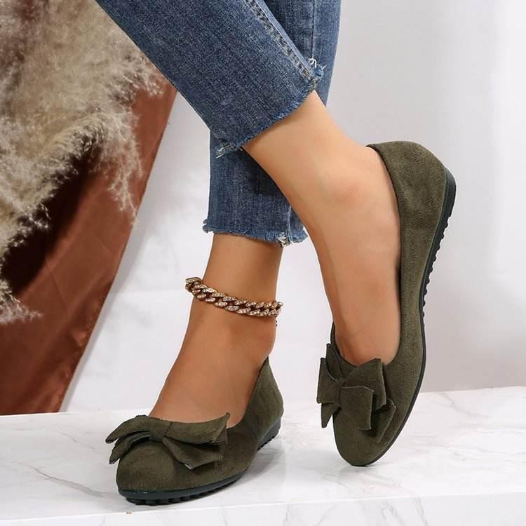 Fashion Bowknot Flats Shoes - Magellan Fashion Shop