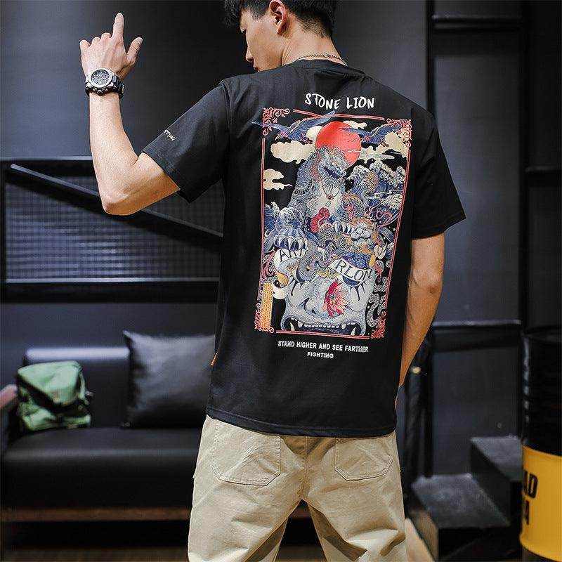 Large size T-shirt print T-shirt - Magellan Fashion Shop