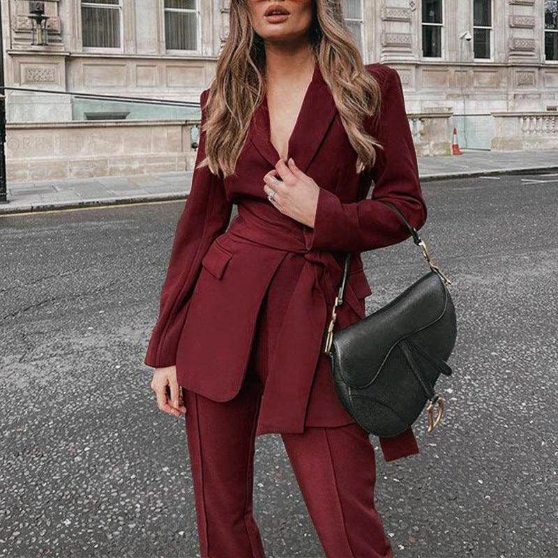 Women's Fashion Temperament Two-piece Suit - Magellan Fashion Shop