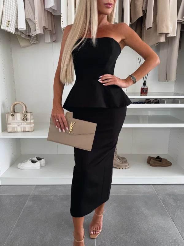 Spring Women's Clothes Sheath Off-shoulder Suit Women - Magellan Fashion Shop