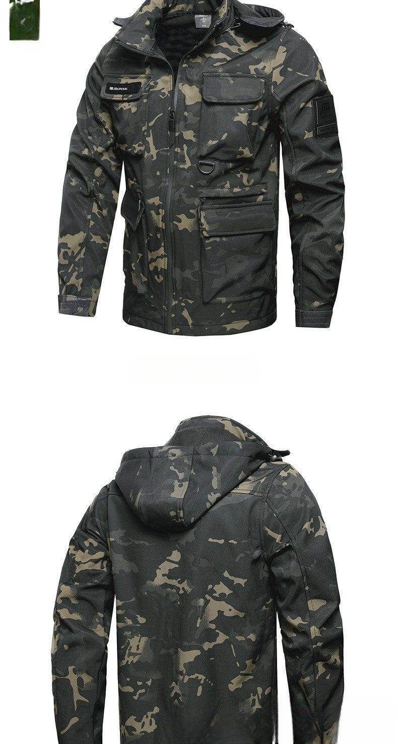 Autumn And Winter Fleece-lined Warm Waterproof Labor Protection Wear-resistant Outdoor Mountaineering - Magellan Fashion Shop