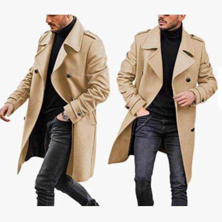Woolen Men's Coat Autumn And Winter New Product Warm Padded Jacket - Magellan Fashion Shop