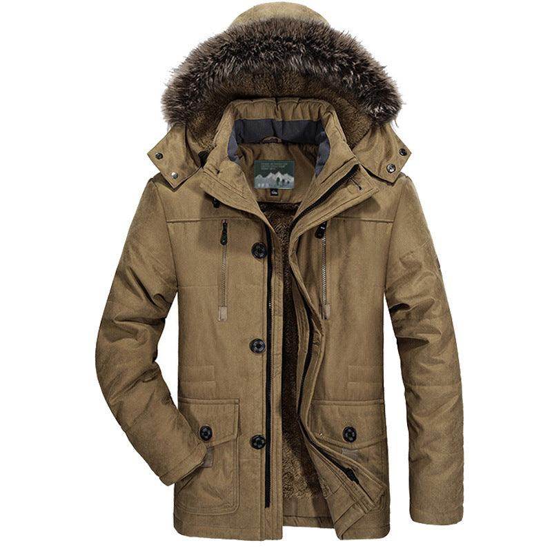 Mid-length plus velvet padded cotton - Magellan Fashion Shop