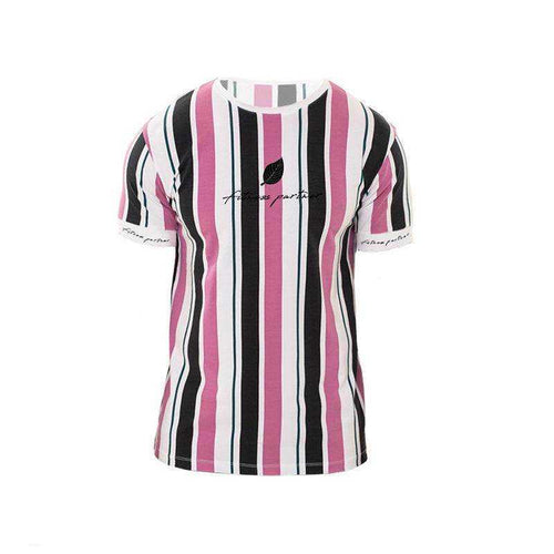 Men's casual fitness t-shirt in spandex fabric with size chart and multiple color options