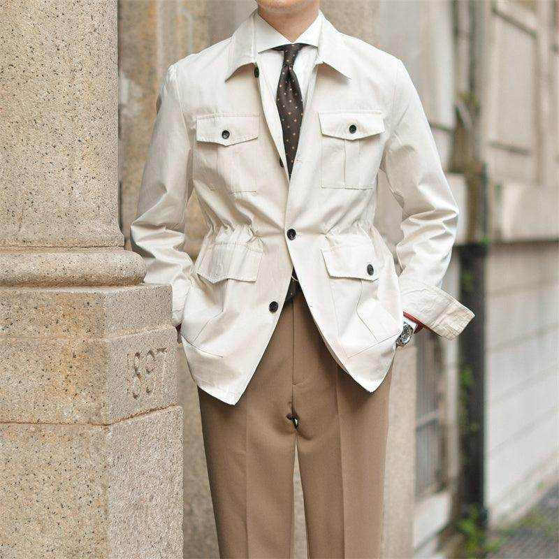 Vintage Lapel Hunting Jacket Jacket For Men - Magellan Fashion Shop