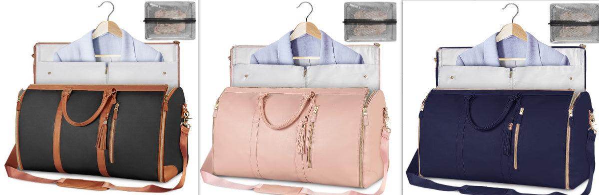 Large Capacity Travel Duffle Bag Women's Handbag Folding Suit Bag Waterproof Clothes Totes - Magellan Fashion Shop