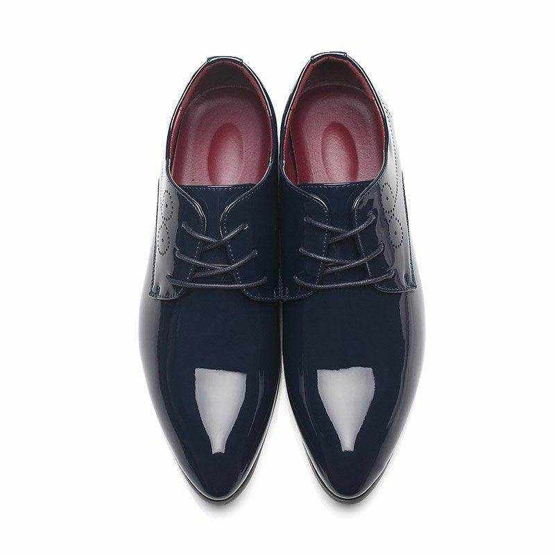 Men Leather Shoes Men Business Casual Dress Shoes - Magellan Fashion Shop