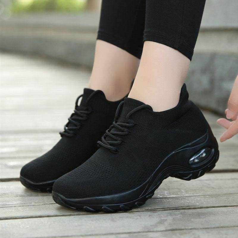 Sports shoes women flying knit socks shoes shaking shoes - Magellan Fashion Shop